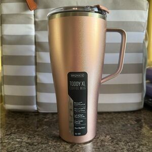 BrüMate Glitter Rose Gold Toddy XL